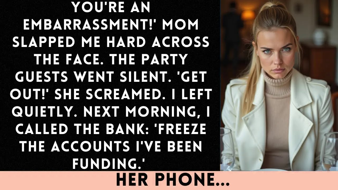 At Mom's Party, She Slapped Me For 'Embarrassing' Her. So I Called...
