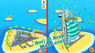 Idle Construction 3D Burj Al Arab MAX LEVEL EVOLUTION! screenshot 5