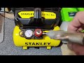 "Silent Air Compressor" vs. "Standard Kompressor" (Stanley / Greenworks)