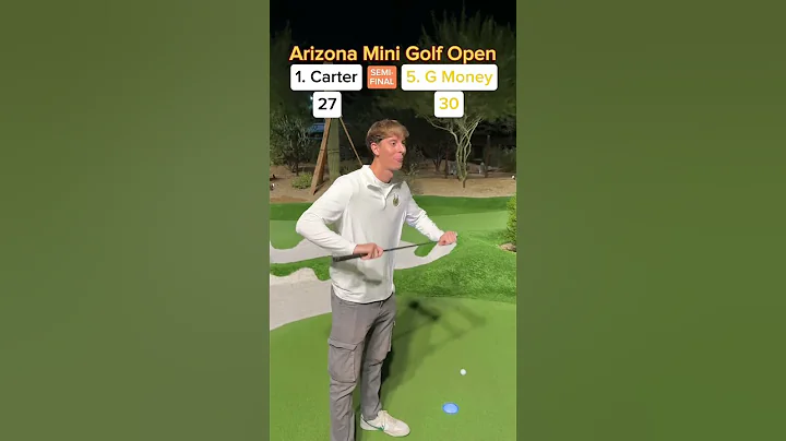1 Carter vs 5. G Money Semi-Final (Holes 13-14) #golf #minigolf #viral #sports #puttputt #tournament