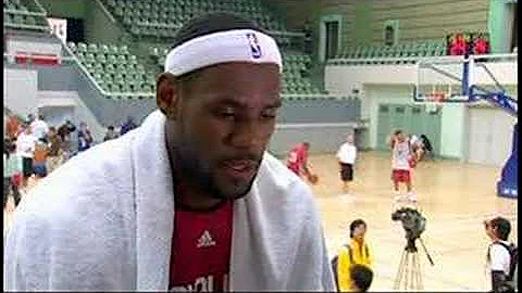 LeBron James, Cavaliers All-Access Practise in China