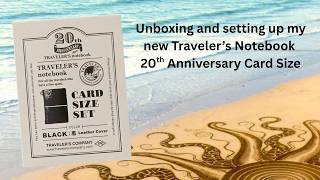 Traveler’s Notebook 20th Anniversary edition Card Size