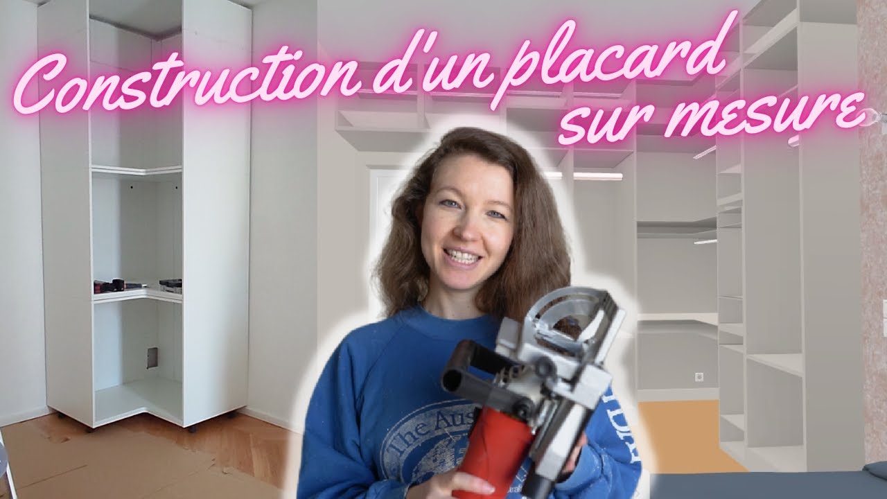 Création d'un placard intégré et sur mesure dans la chambre à partir de meubles du commerce Partie 1