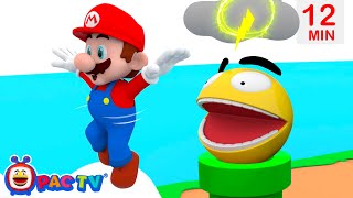 The Super Mario Bros. Super Show! | mario run brain break | PAC 3D KIDS TV