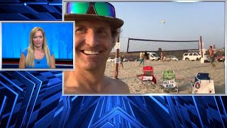 Carlsbad residents peacefully protest to get volleyball courts reopen