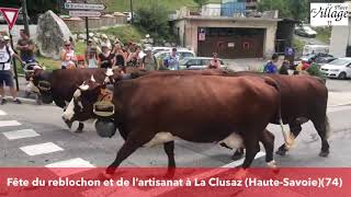 LA PLACE DU VILLAGE:vivez la fête du reblochon depuis La Clusaz en Haute-Savoie (74)