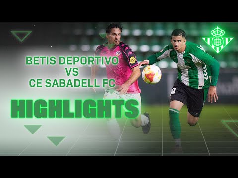 Resumen del partido Betis Deportivo - CE Sabadell FC (1-2) | CANTERA
