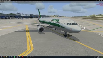 P3D v4.5 | Alitalia | Athens Departure | Aerosoft A320