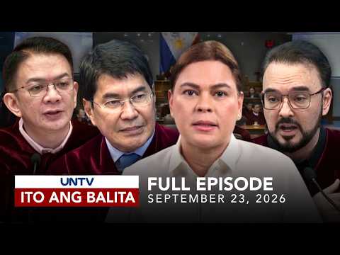 UNTV: Ito Ang Balita | September 23, 2026