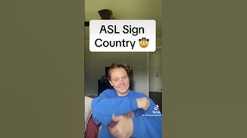 Learn How To Sign Country in ASL for Beginners | American Sign Language #shorts