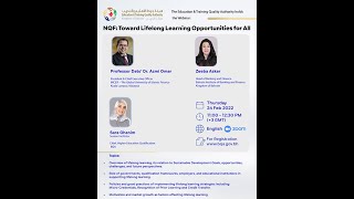 NQF: Toward Lifelong Learning Opportunities for All