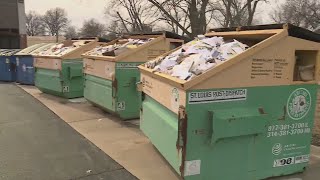 Contact 2 investigates overflowing recycling bins at several Red Bud, Illinois schools