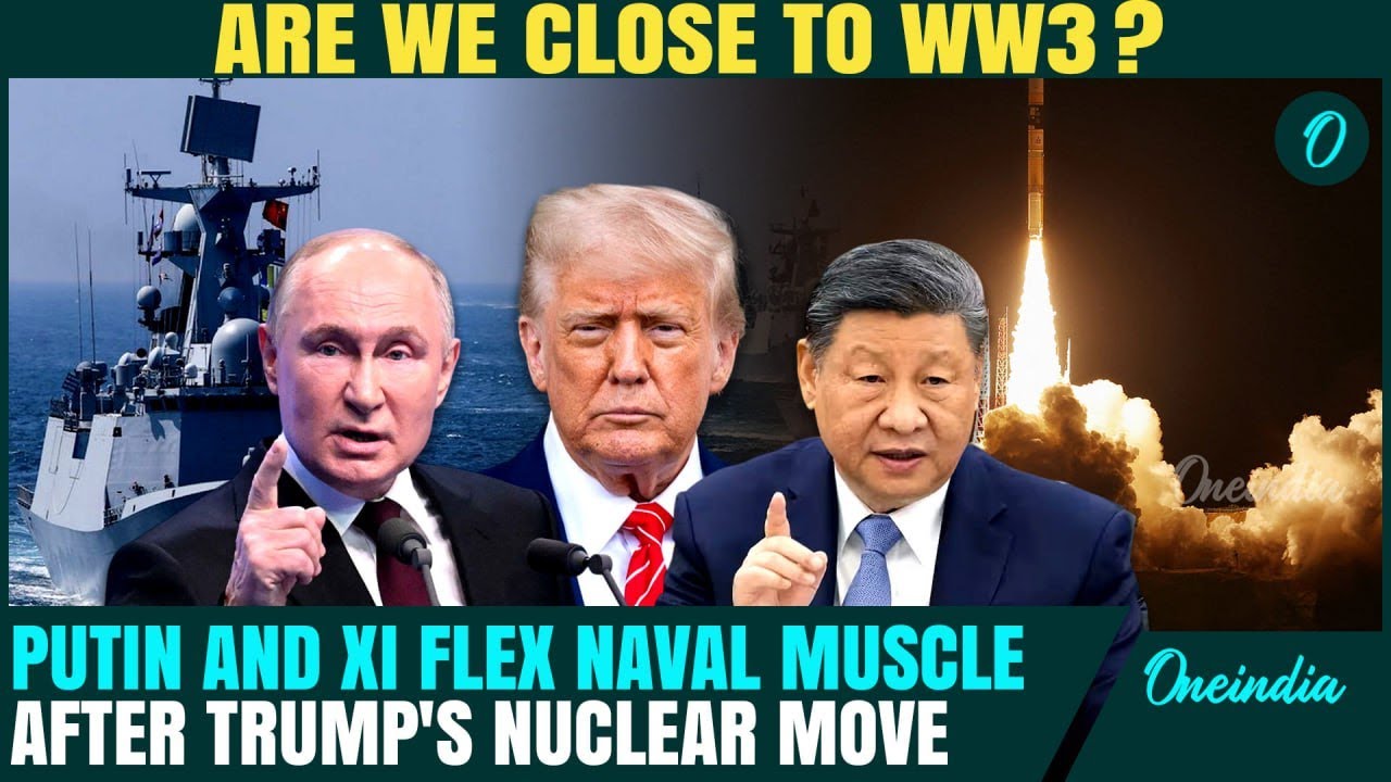 RUSSIA AND CHINA'S WW3 DRILLS: Putin And Xi Launch Massive Naval Drills After Trump Sends Submarines RUSSIA AND CHINA'S WW3 DRILLS: Putin And Xi Launch Massive Naval Drills After Trump Sends Submarines