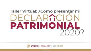 Declaración patrimonial