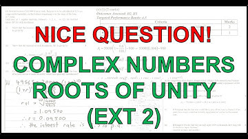 HSC Year 12 Extension 2 (4U) - Nice Question! - Complex Numbers - Roots of Unity