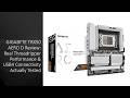 GIGABYTE TRX50 AERO D Review: Real Threadripper Performance &amp; USB4 Connectivity Actually Tested