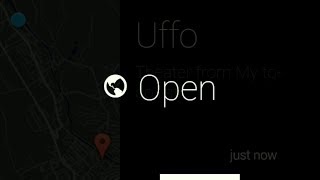 Location Notifier Google Glass Timeline Card with Glasquare
