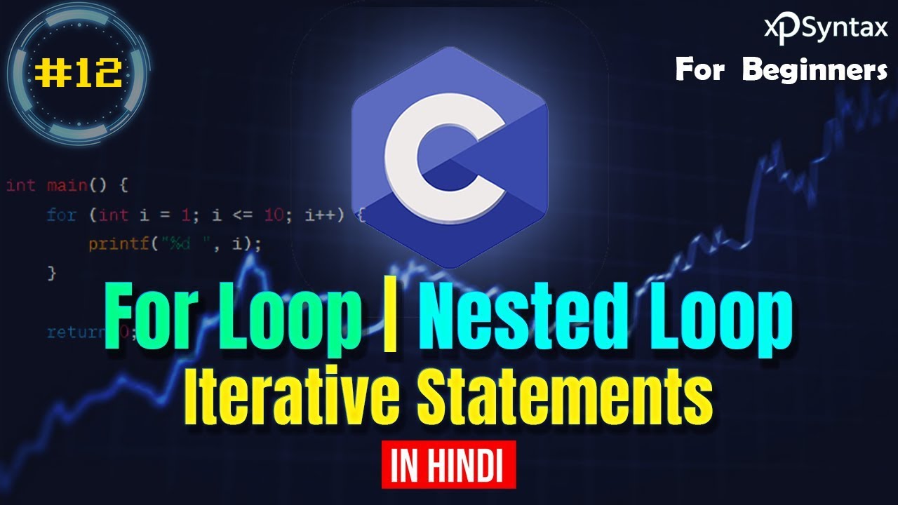 Master (For Loop & Nested Loops) in C Break & Continue Explained #12 in ...