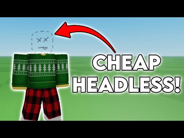 Roblox News (Parody) 🔔 on X: Headless is out now at a discounted price of  only 5k robux 😳  / X