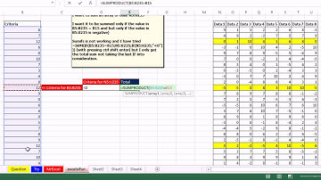 Mr Excel & excelisfun Trick 160: Adding With Criteria From Ranges With Different Dimensions