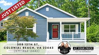 309 12th St, Colonial Beach, VA 22443 | Like-New Coastal Home for Sale Near the Beach