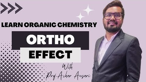 Ortho Effect in Benzoic Acids | GOC | Organic Chemistry | IIT-JEE | NEET