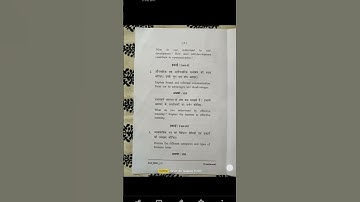 B.Com 1st Year Business Communications Question Paper 2023