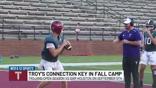 Troy focused on team connection in fall camp