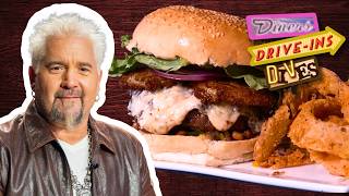 Guy DEVOURS an Unreal South Carolina Burger! 🔥🍔 | Diners, Drive-Ins and Dives | Food Network