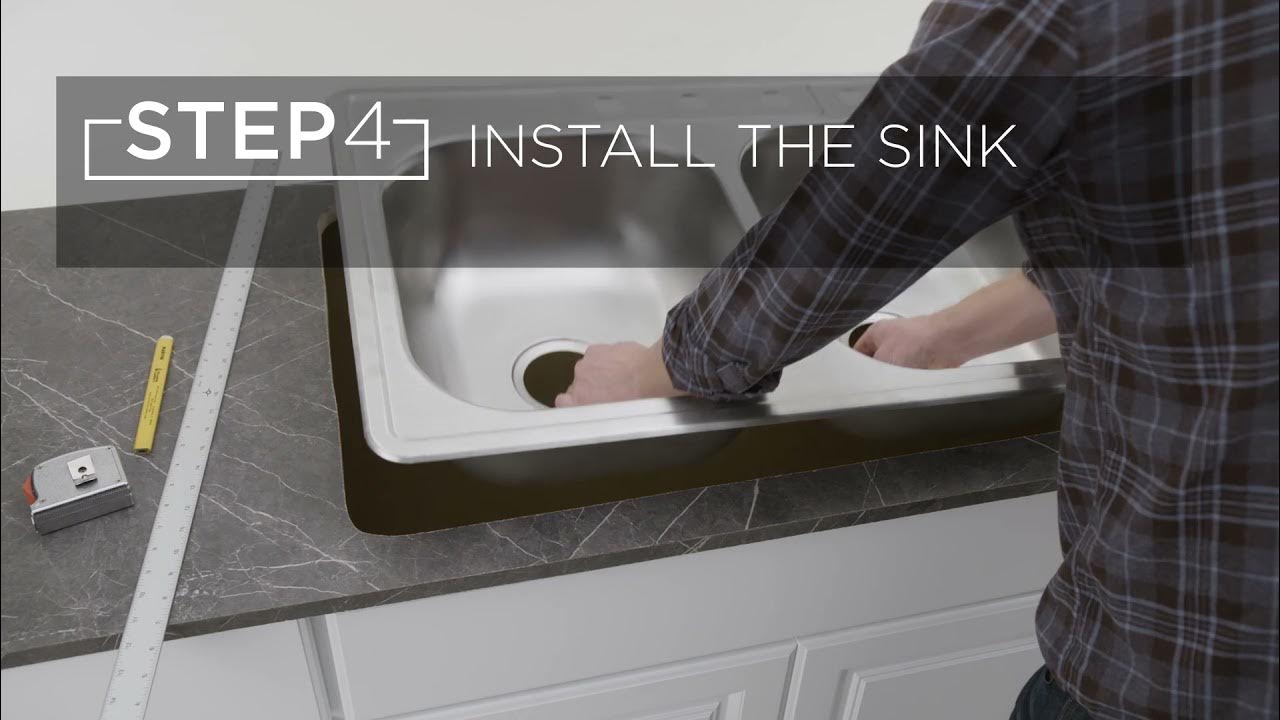 How To Install a Glacier Bay Sink YouTube