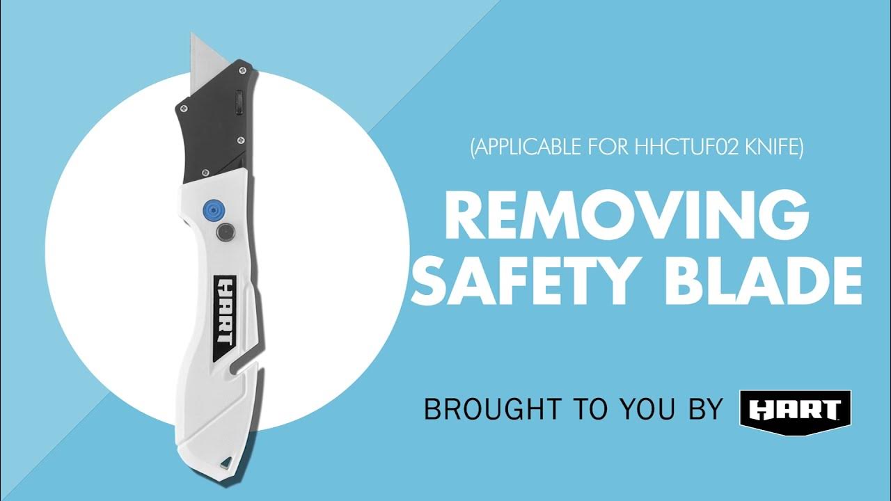 FAQ Remove the Safety Blade on the HART Flip Utility Knife YouTube