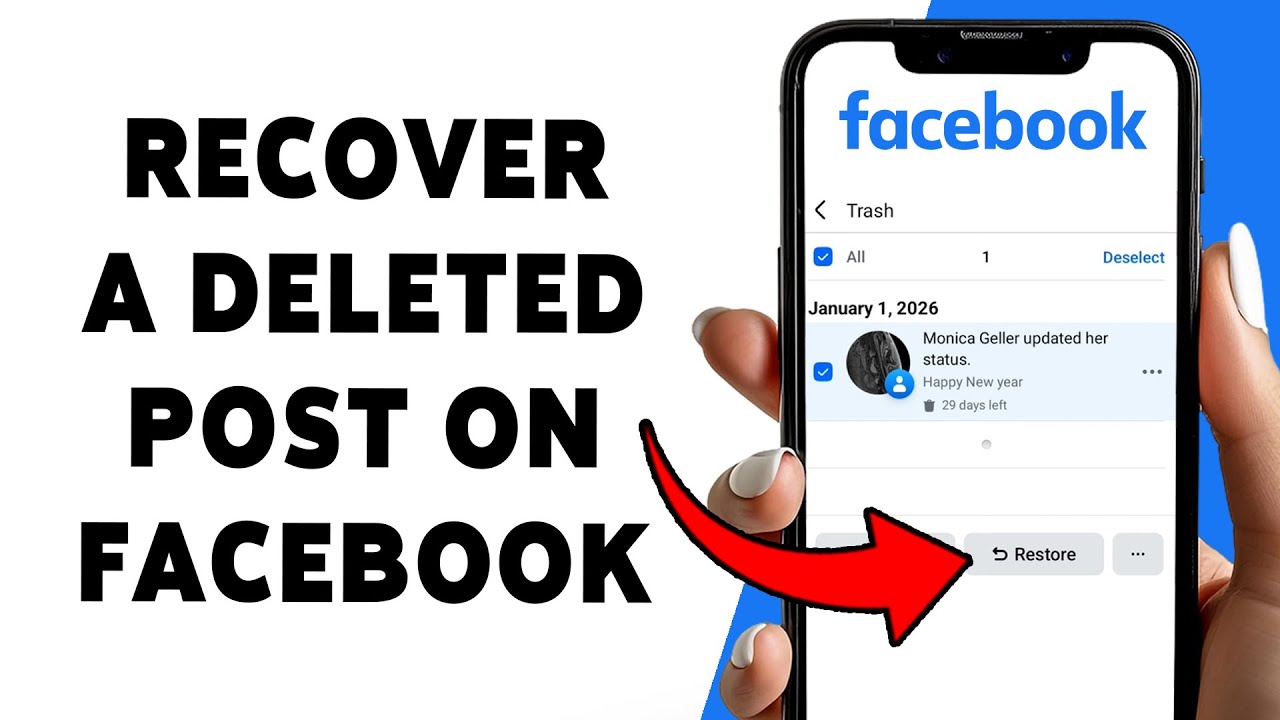 How To Recover A Deleted Post On Facebook | Facebook Post Recovery ...