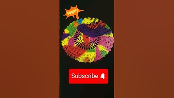 Amazing Spirograph Transformation: Simple Patterns Turn into a Beautiful Wheel! #shorts #asmr