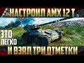 AMX 12 t - Настроить ЛТ правильно, чтобы взять три отметки | Живое видео