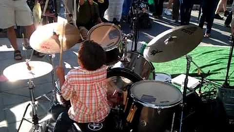 Kid Drummer @ Mtn. View Art and Wine Fest.