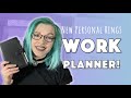 Personal Rings Set Up | Filofax Saffiano | Minimalist Work Planner