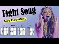 Fight song rachel platten guitar chord and lyrics playalong chart