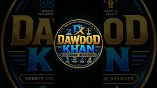 🔥 3D Logo Animation Intro | Dawood Khan DS Creative Studio ✨ #shorts