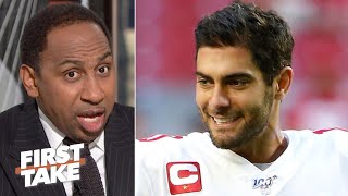 Stephen A. isn't buying the Jimmy Garoppolo hype | First Take
