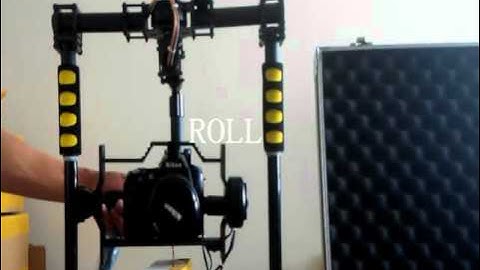 3-Axis DSLR Handle Brushless Gimbal w/Motor AlexMos 32bit Controller Joystick US