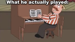 Pianos are Never Animated Correctly... (Family Guy Vern & Johnny)
