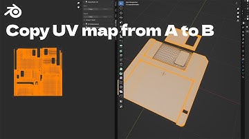 Quick Tips - Transfer same UV map from A to B in Blender 4.0