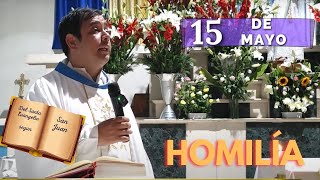 EVANGELIO DE HOY miércoles 15 de mayo del 2024  Padre Arturo Cornejo