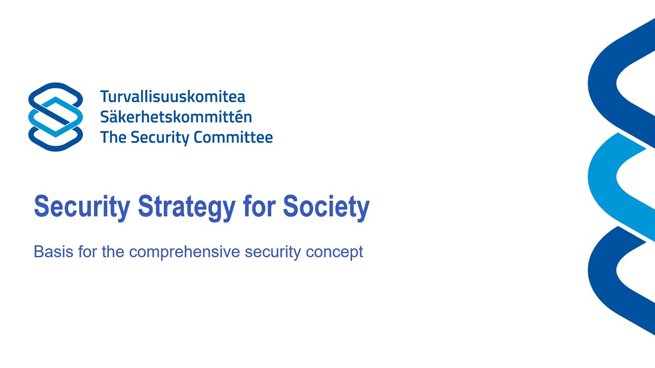 Security Strategy for Society - Basis for the comprehensive security ...