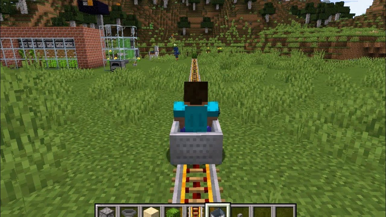 Easy Minecart Station in Minecraft (Tutorial)