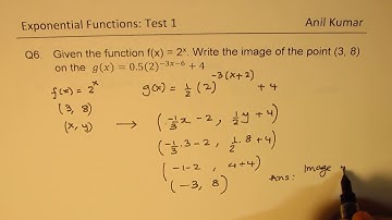 Exponential Function Unit 4 Test MCR3U