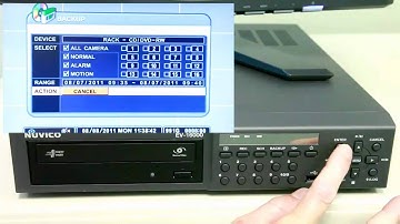 Nuvico EV Series Video Copy Tutorial