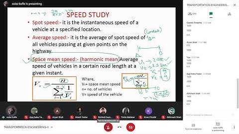 Speed Studies Part 1- Transportation Engineering II- IOE/ 7th Semester