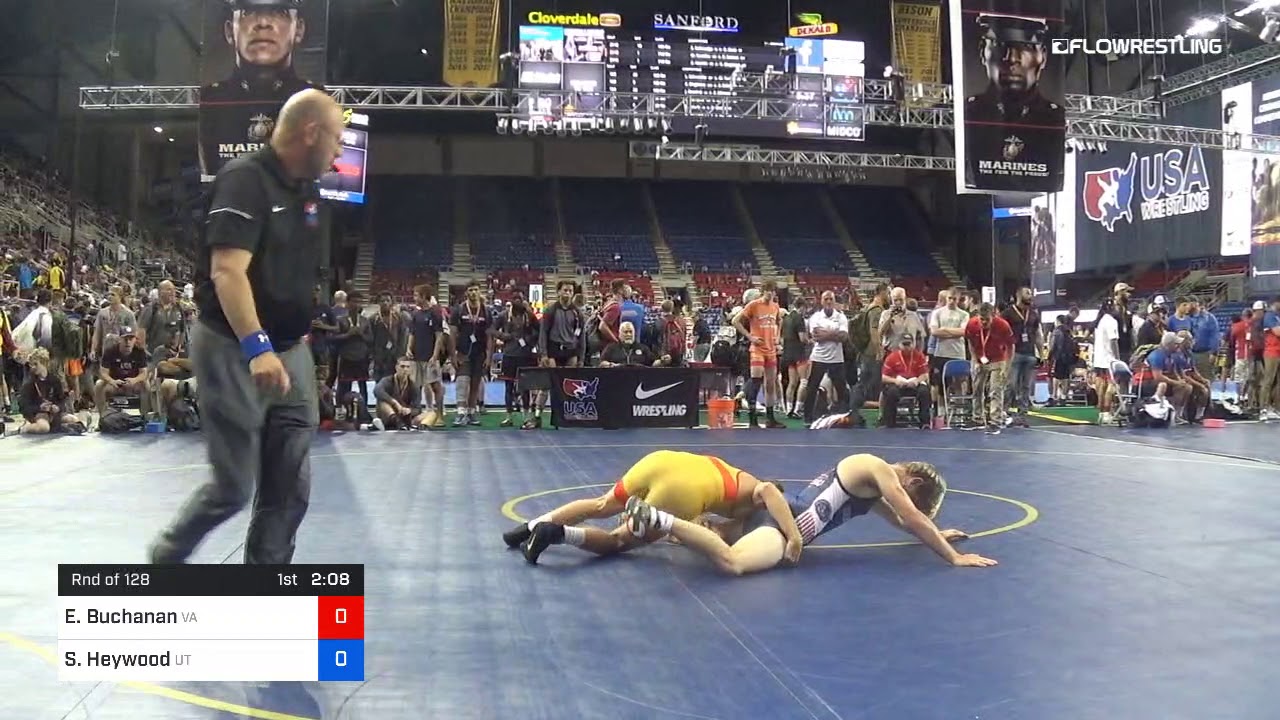 132 Lbs Rnd Of 128 Evan Buchanan Virginia Vs Sammy Heywood Utah