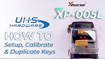 How to Setup Calibrate & Cut Keys with NEW 2022 Xhorse Dolphin XP 005L Automatic Key Cutter M5 Clamp